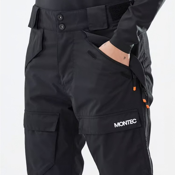 Black Montec Ski Pants - Size L, new with tags - Picture 3 of 4